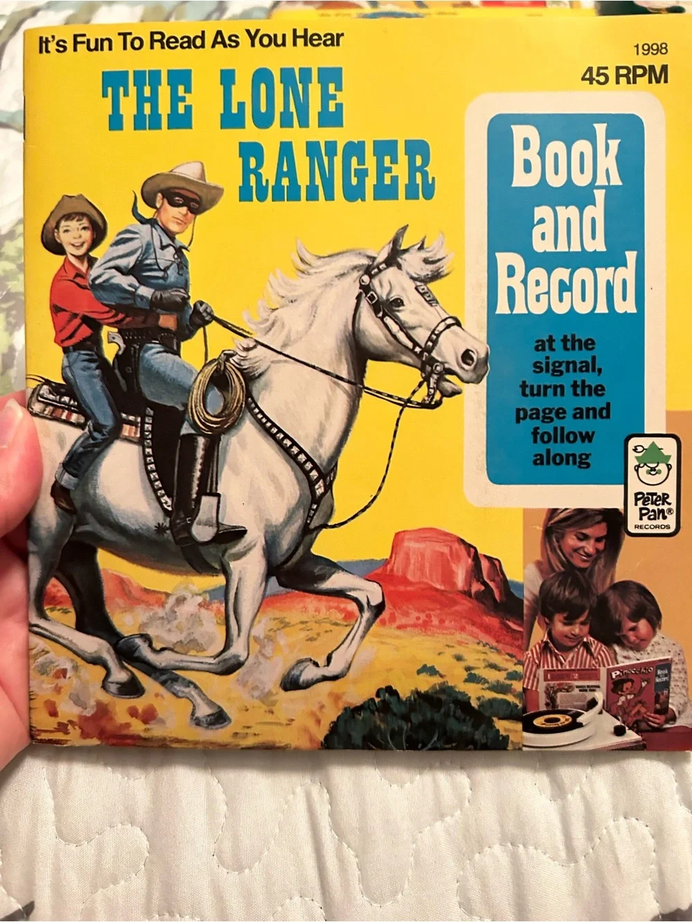 Vintage Kids Holiday 45 Record & Storybook Lot - Assorted